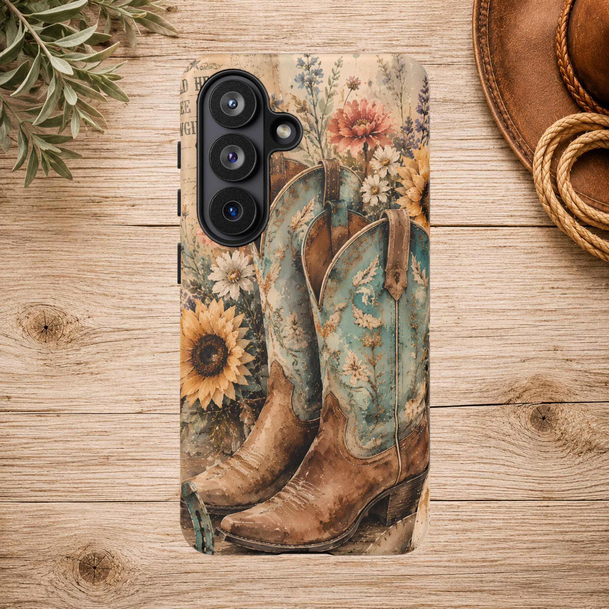 Rustique Sunflower Western iPhone Cover