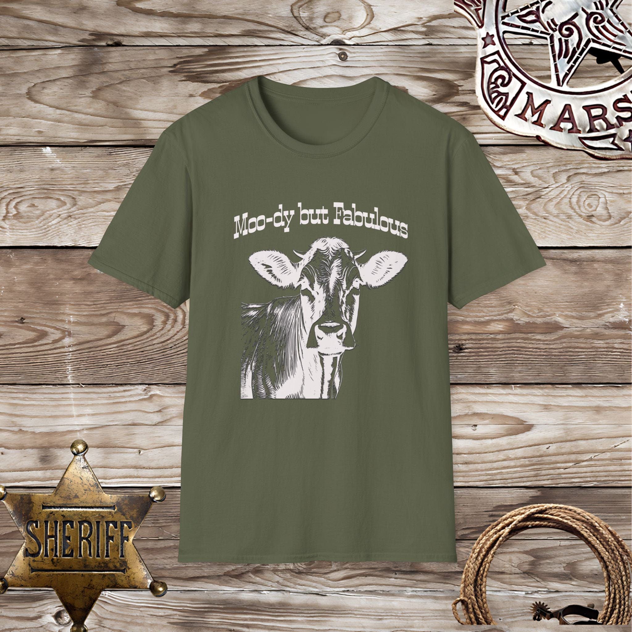 Moo-dy But Fabulous-T-Shirt