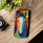 Colorful Horses Head - Phone Case