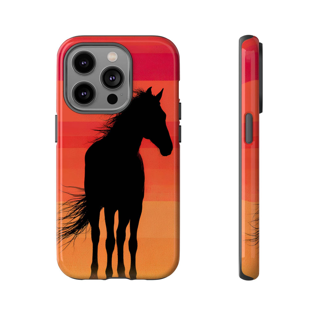 Sunset Spirit Horse Phone Case
