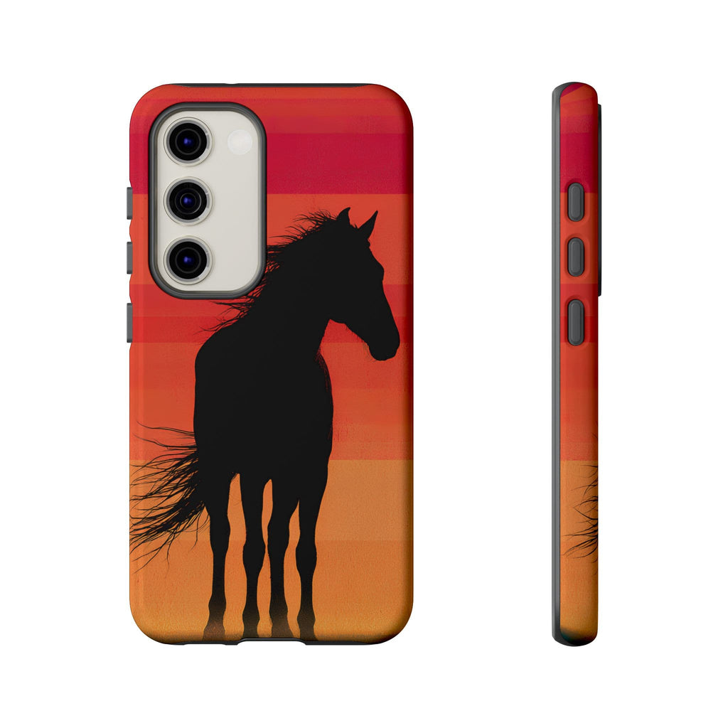 Sunset Spirit Horse Phone Case