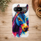 Color Splash Donkey Phone Case