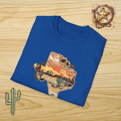 Softstyle Unisex T-Shirt: State of Texas