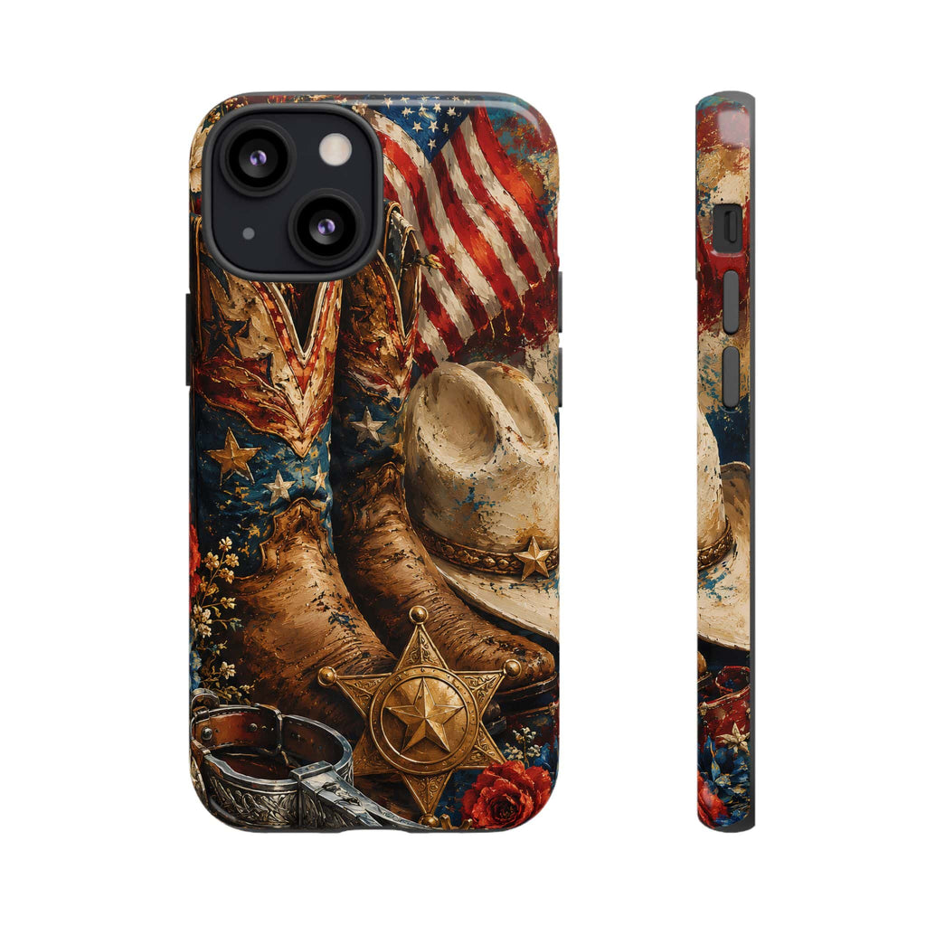 Patriotic Cowgirl Phone Case