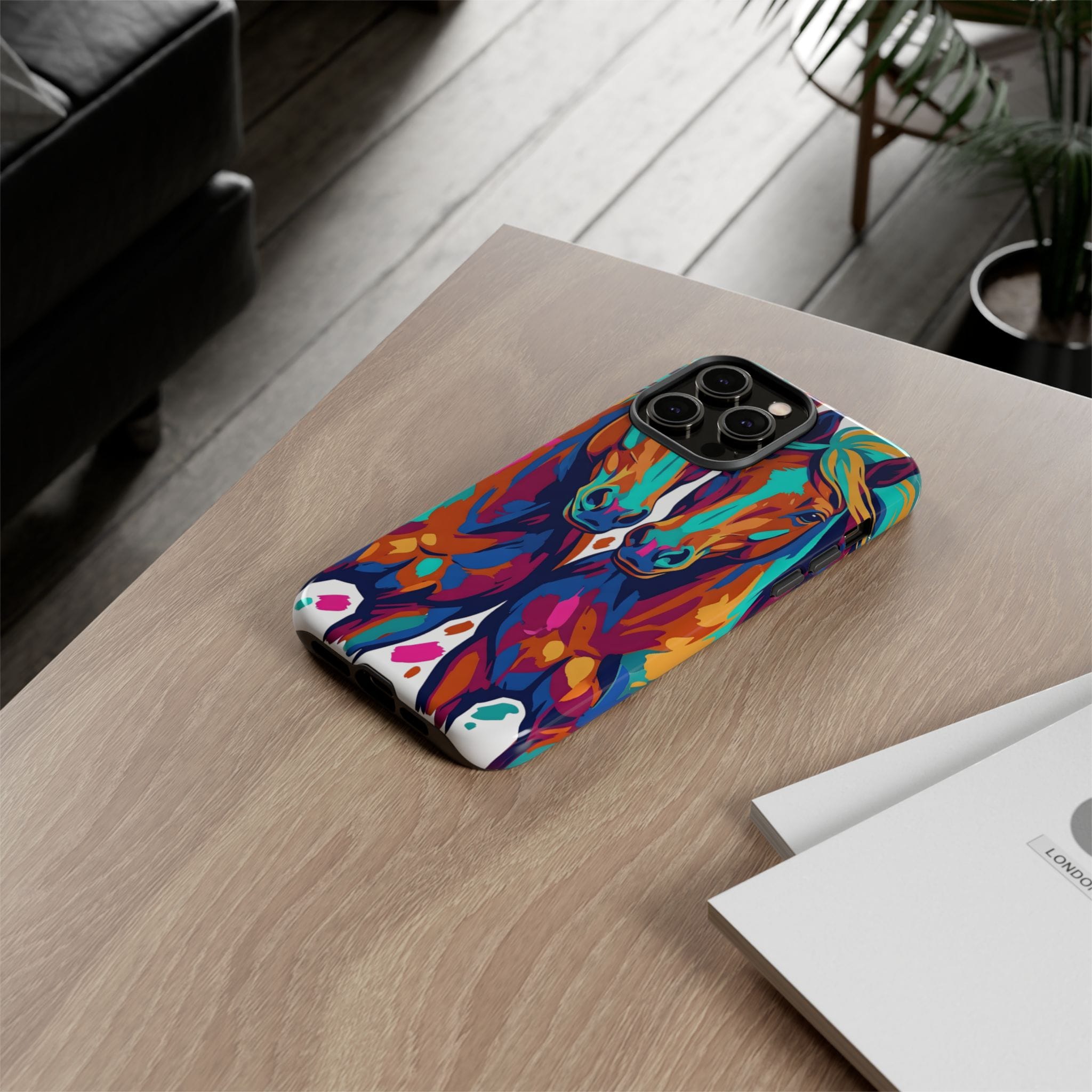 Vibrant Pop Art Equine Phone Case