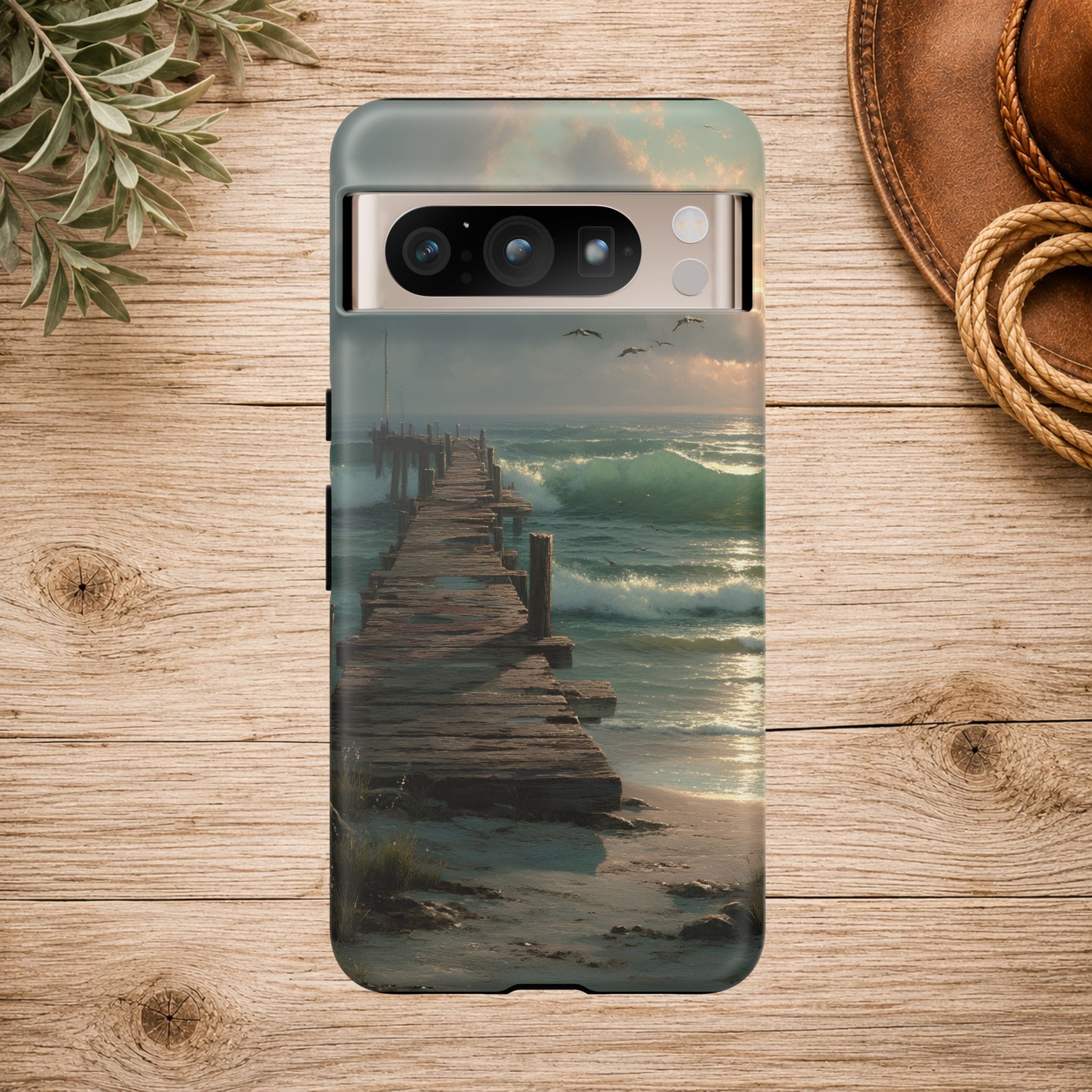 Wooden  Seaside Pier Phone Case