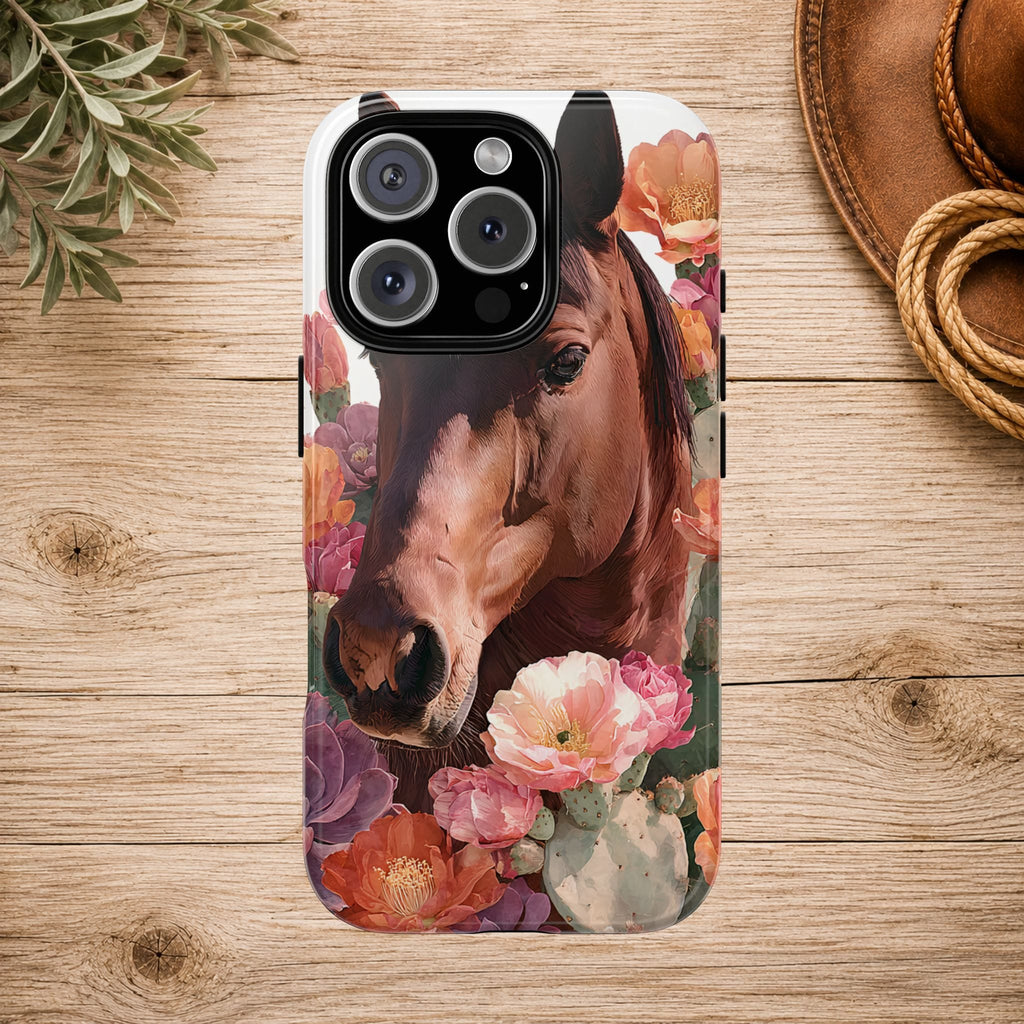Horse Floral Phone Case