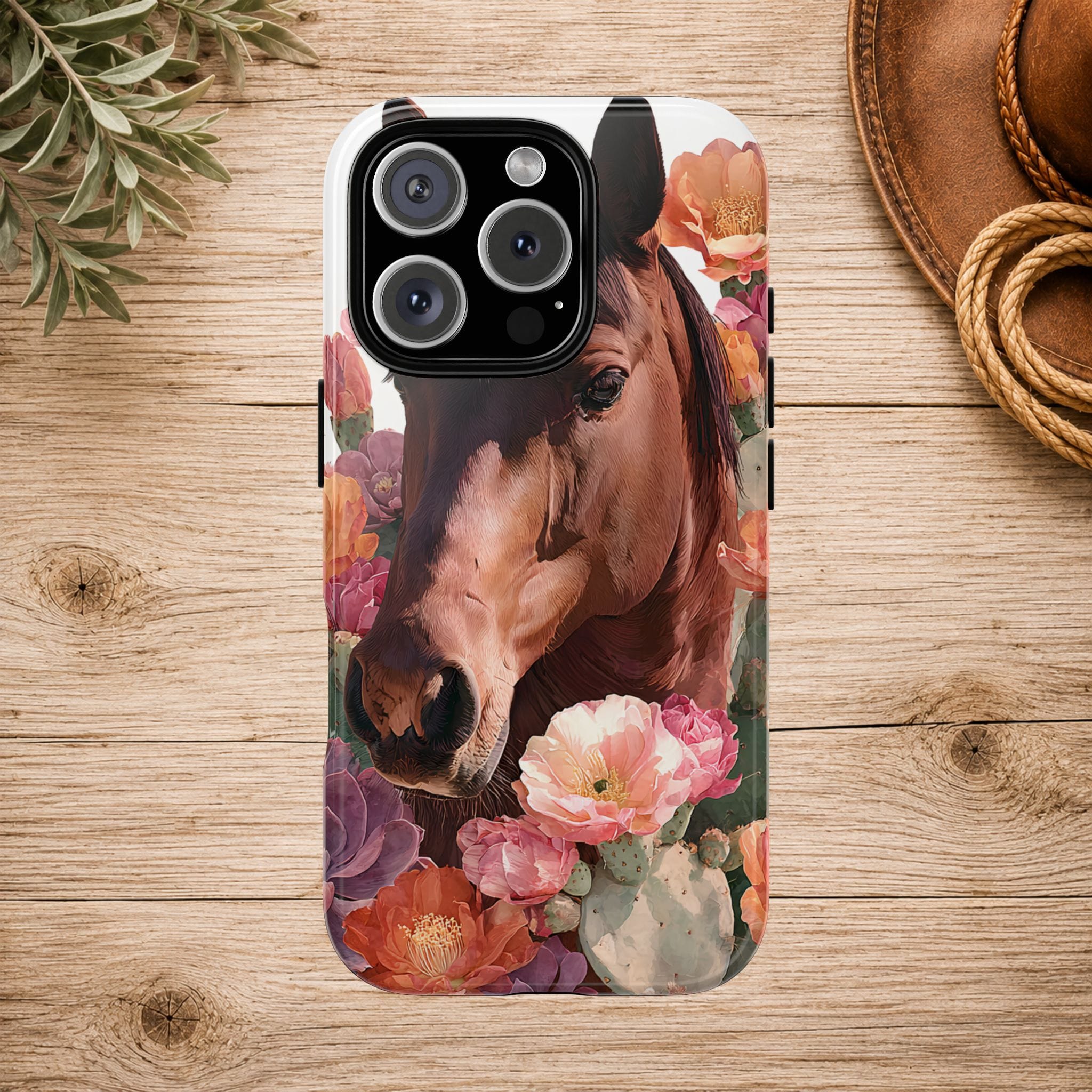 Horse Floral Phone Case