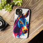 Color Splash Donkey Phone Case