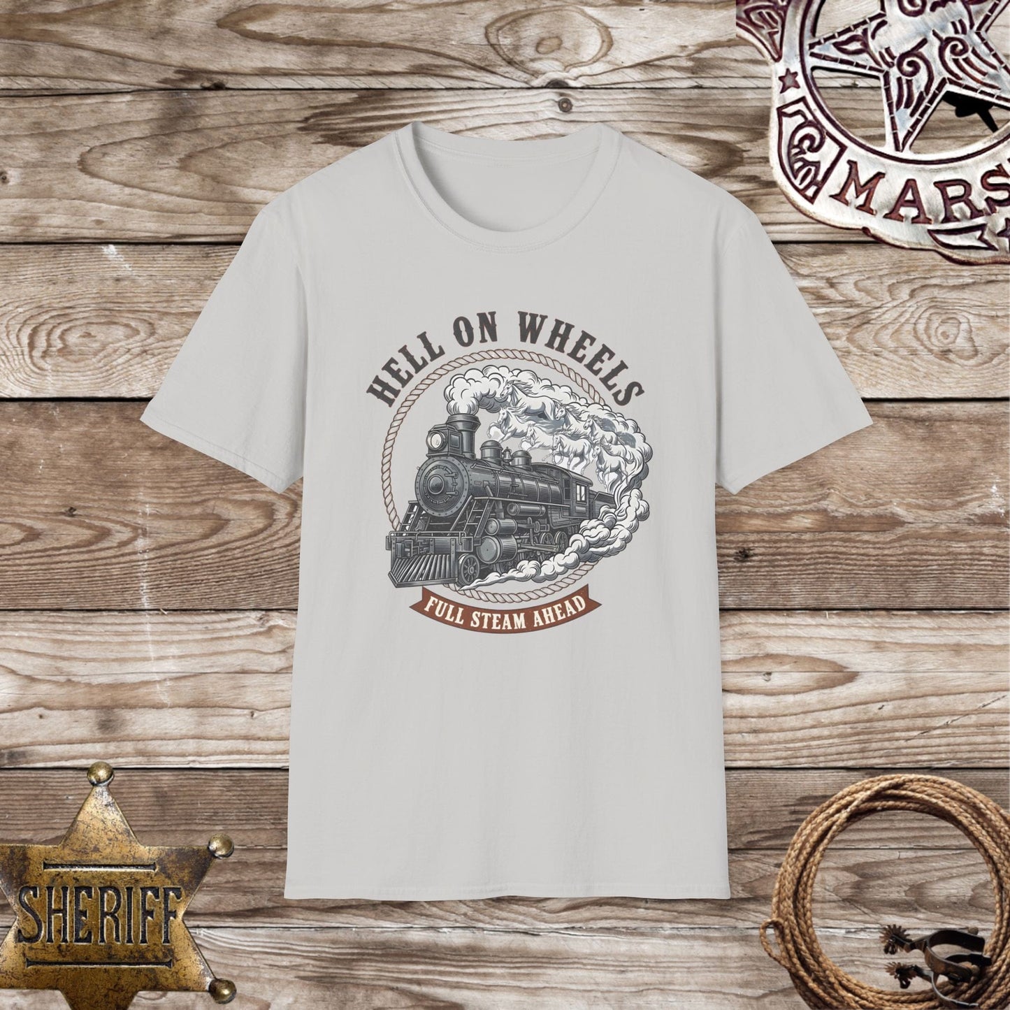 Vintage Steam Train T‑Shirt