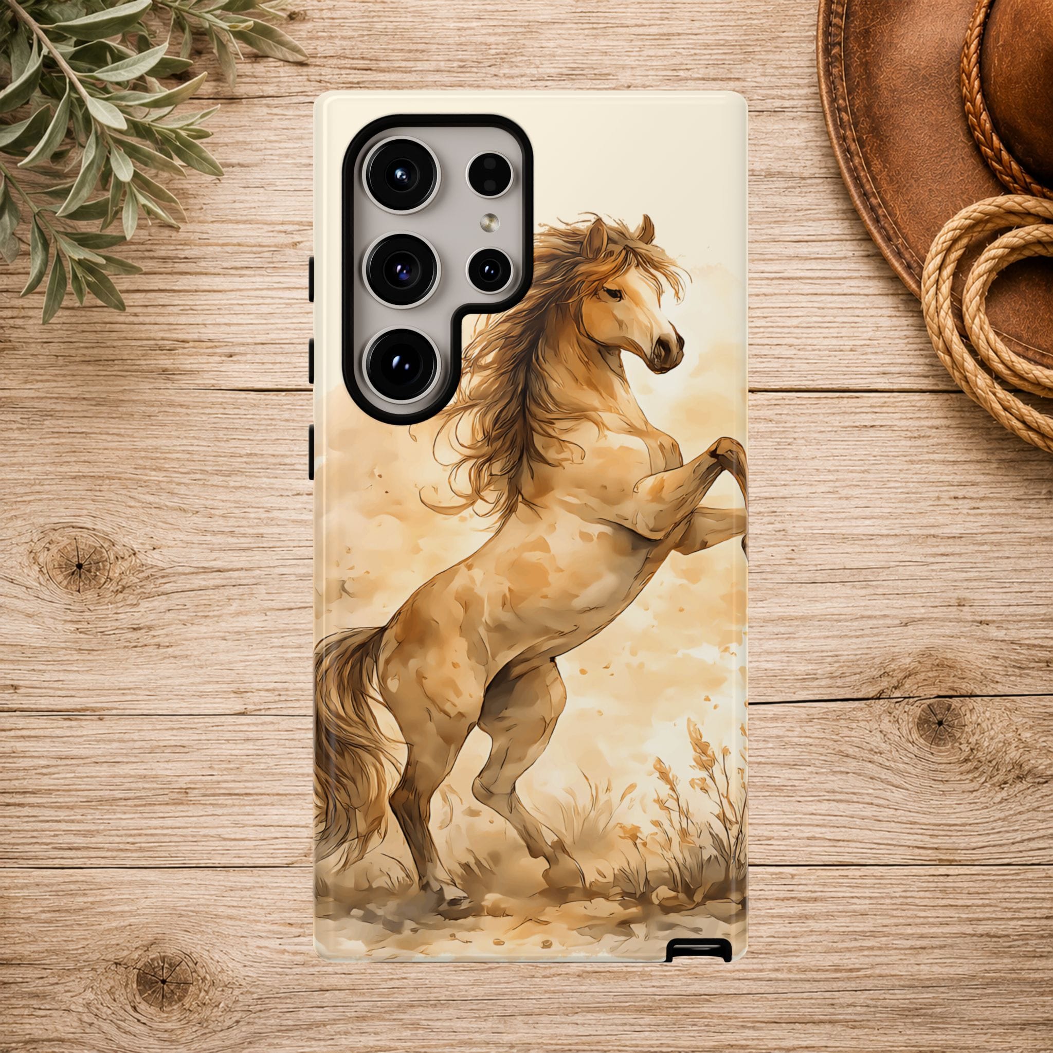 Horse Rearing Tough Phone Case