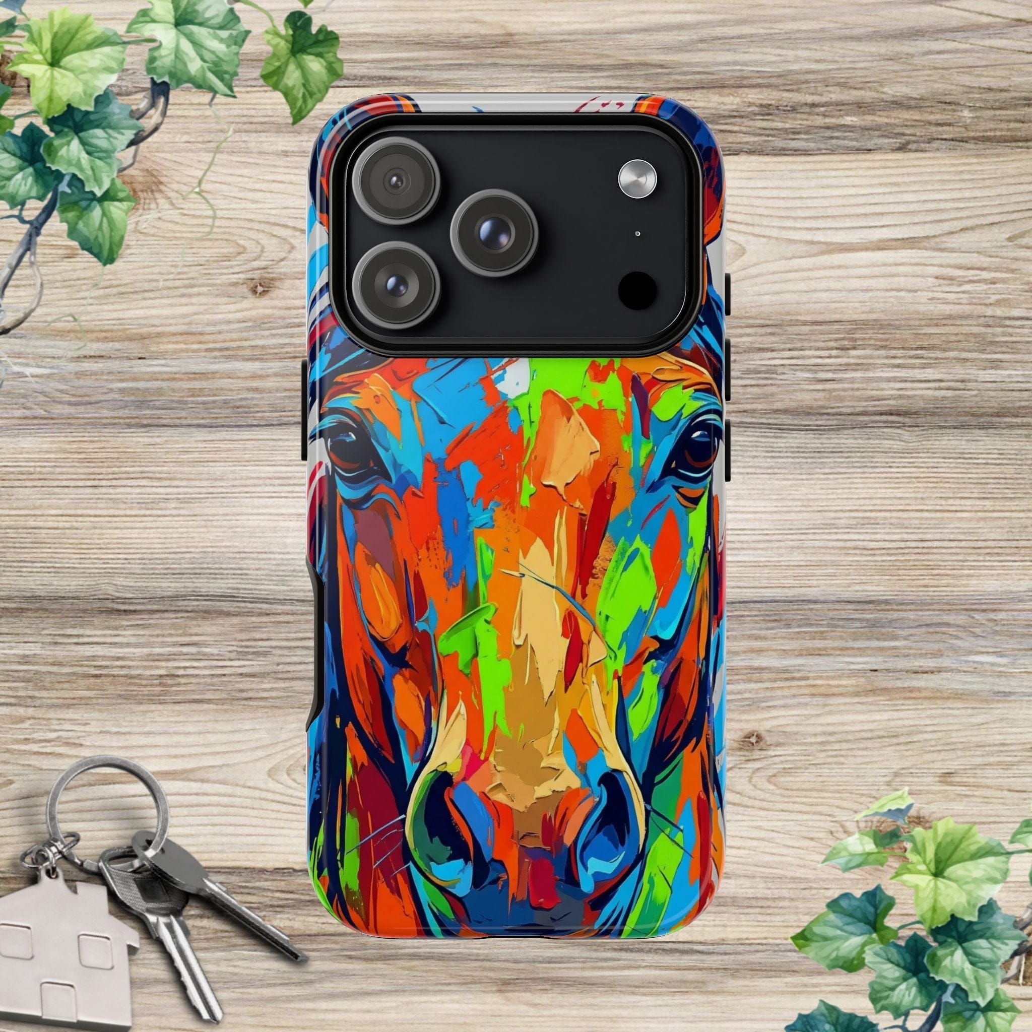 Colorful Abstract Horse Phone Case