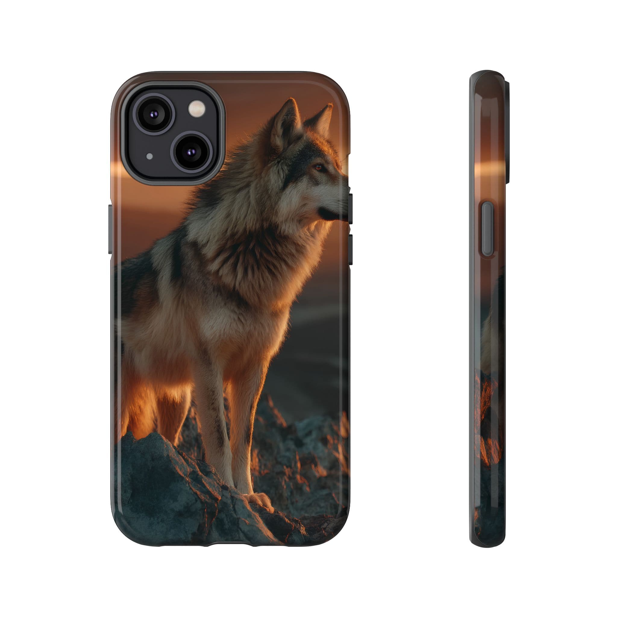 Wolf Sunset Phone Case