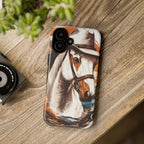 White Hat Horse-Phone Cases