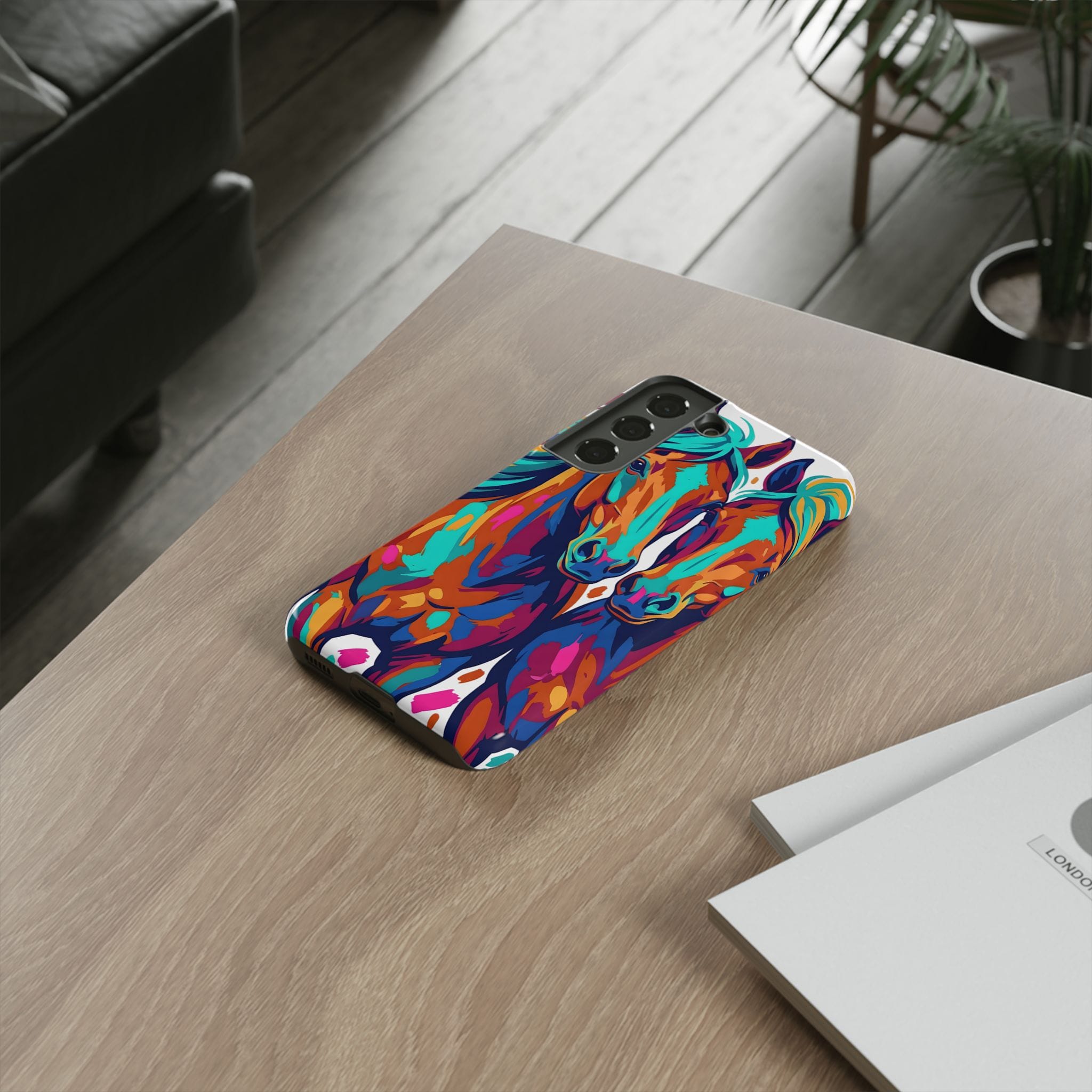 Vibrant Pop Art Equine Phone Case