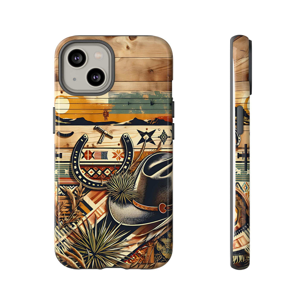 Hat and Horseshoes -Phone Case
