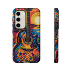 Psychedelic Sunset Guitar Phone Case