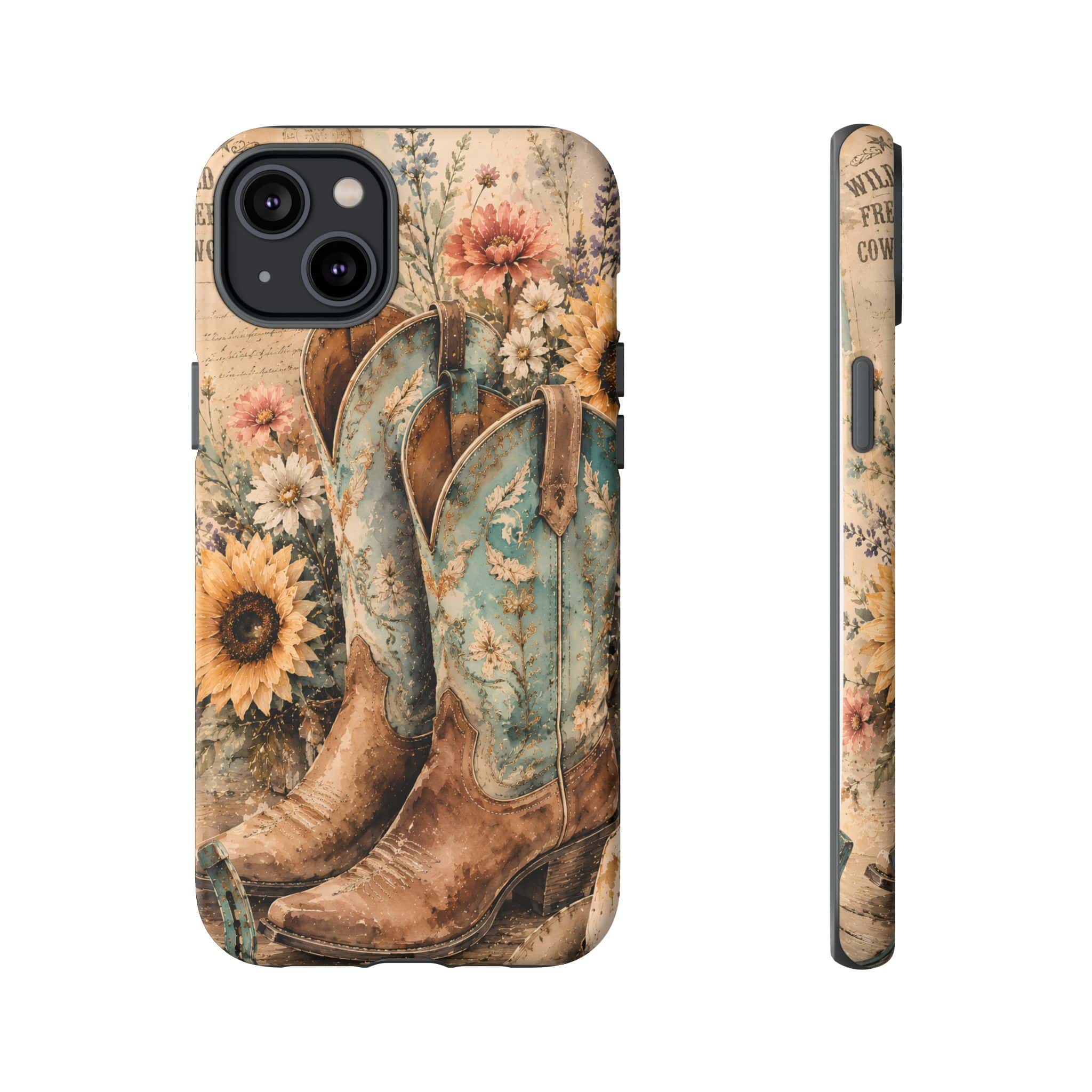 Rustique Sunflower Western iPhone Cover