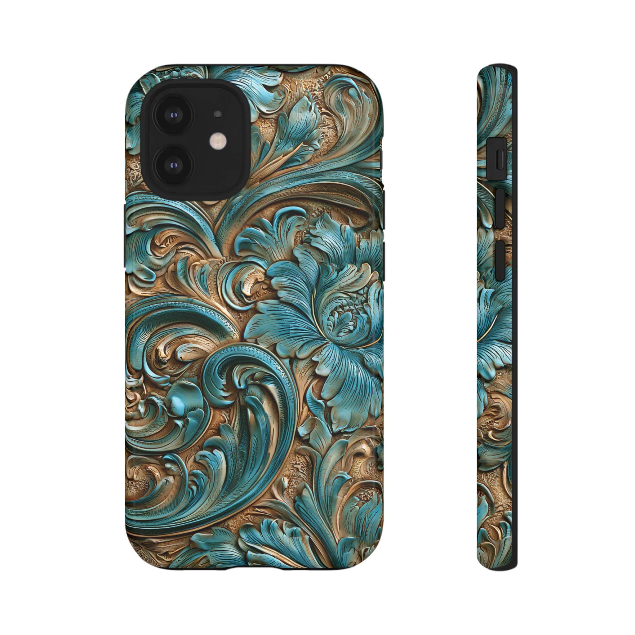 Turquoise  Western Tough Phone Case