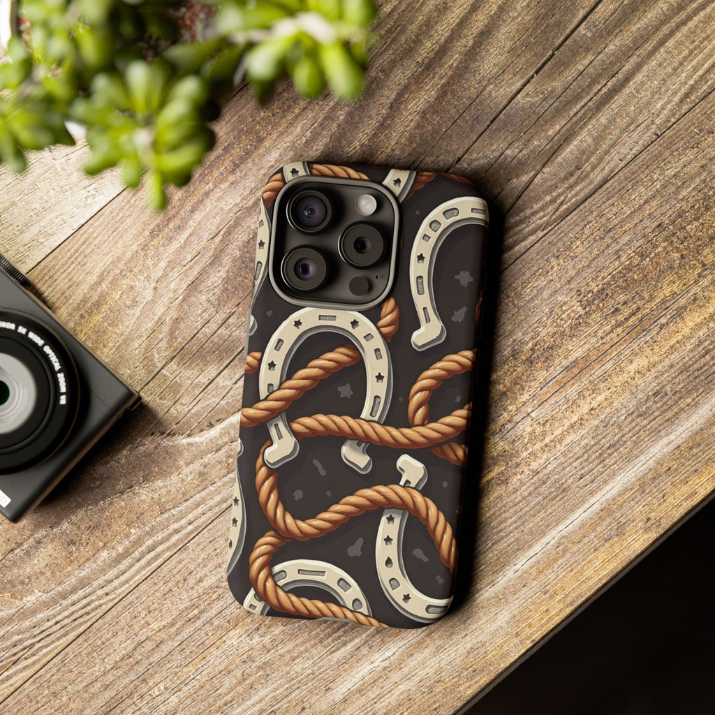 Horseshoes and Ropes-Phone Case