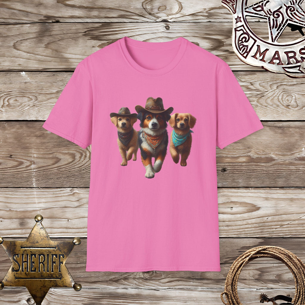 3 Cowboy Dogs-T-Shirt