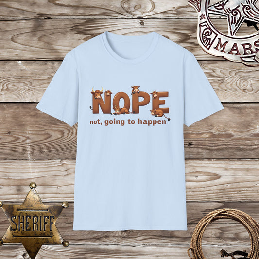 Softstyle Unisex T-Shirt- NOPE