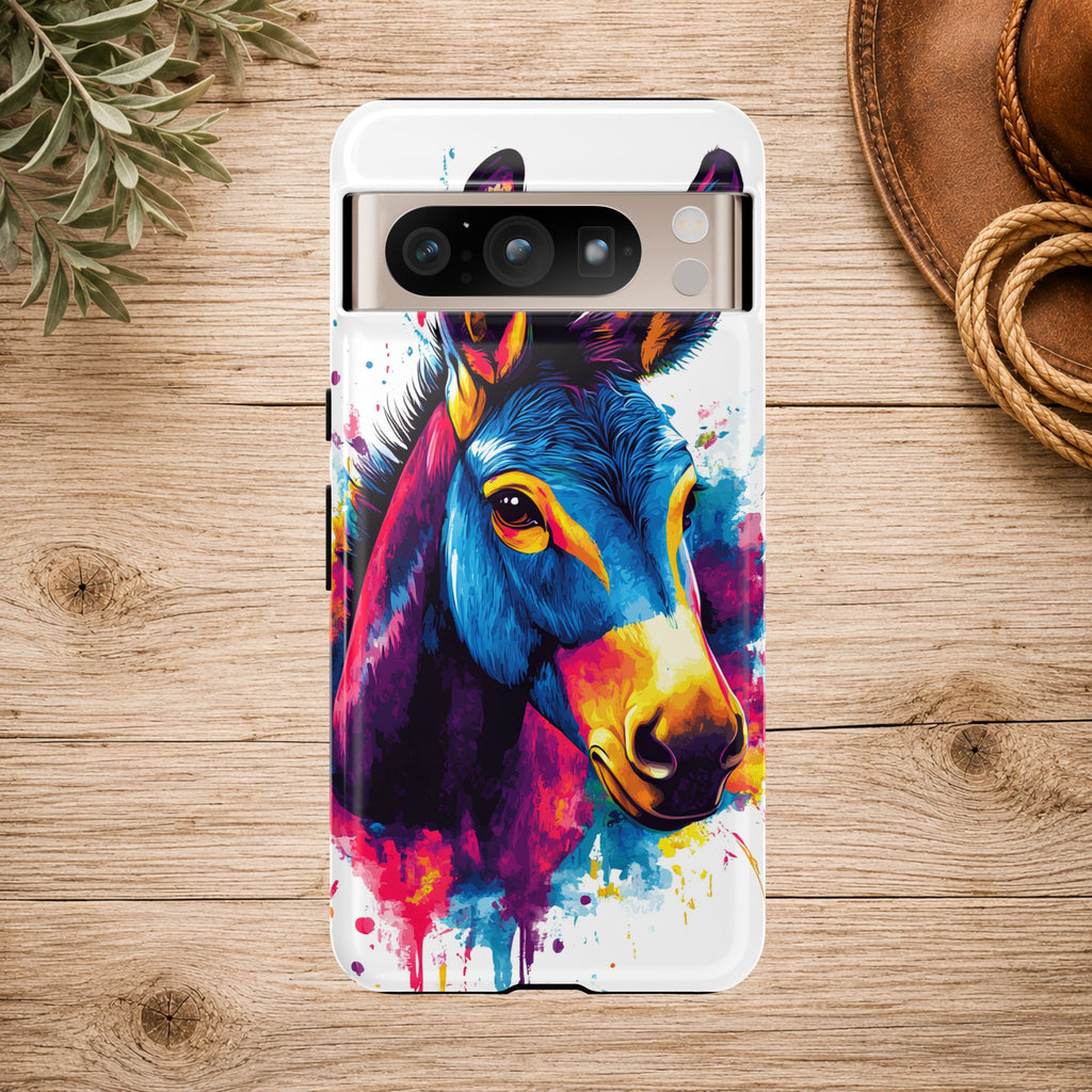 Color Splash Donkey Phone Case