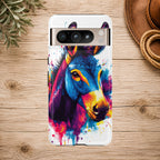 Color Splash Donkey Phone Case