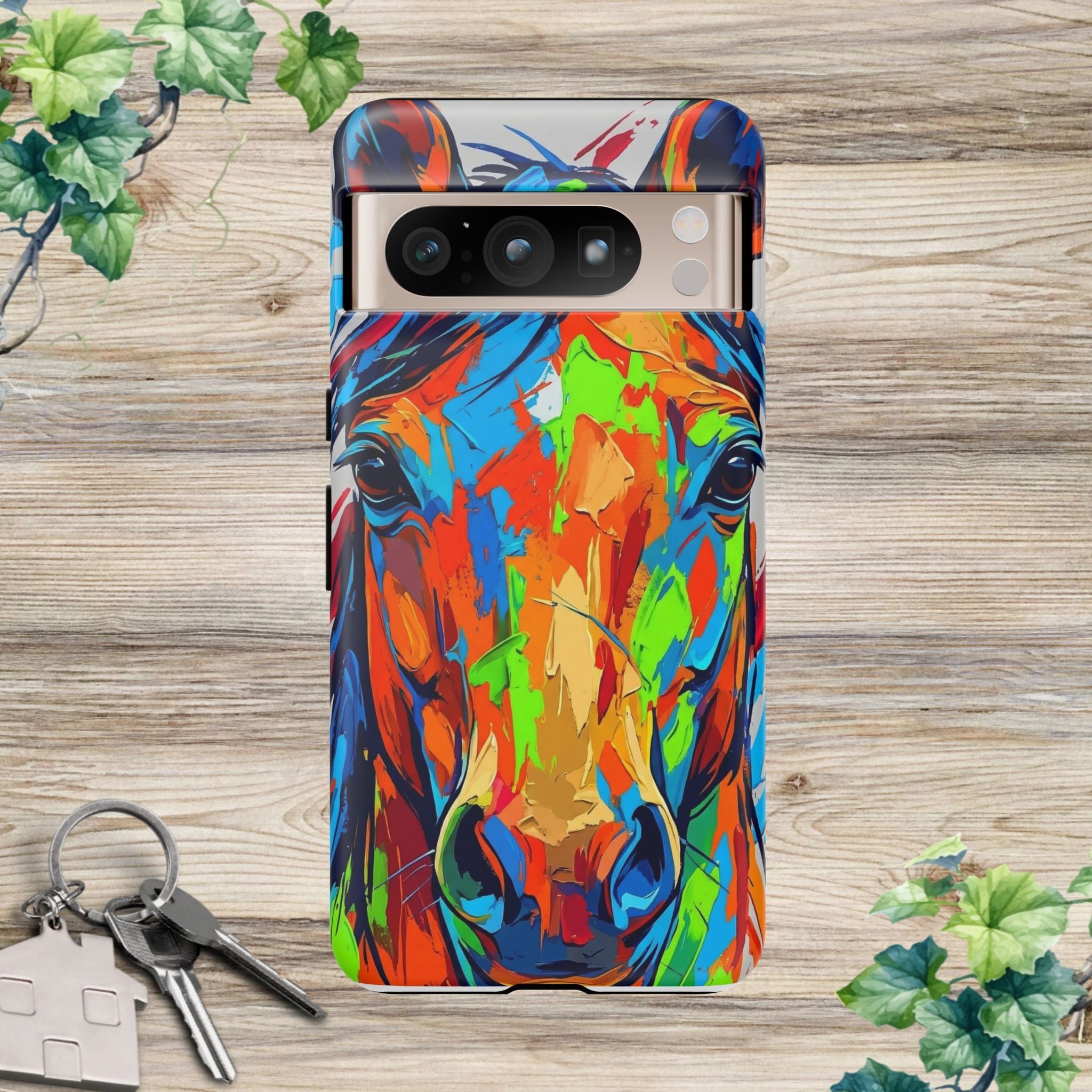 Colorful Abstract Horse Phone Case