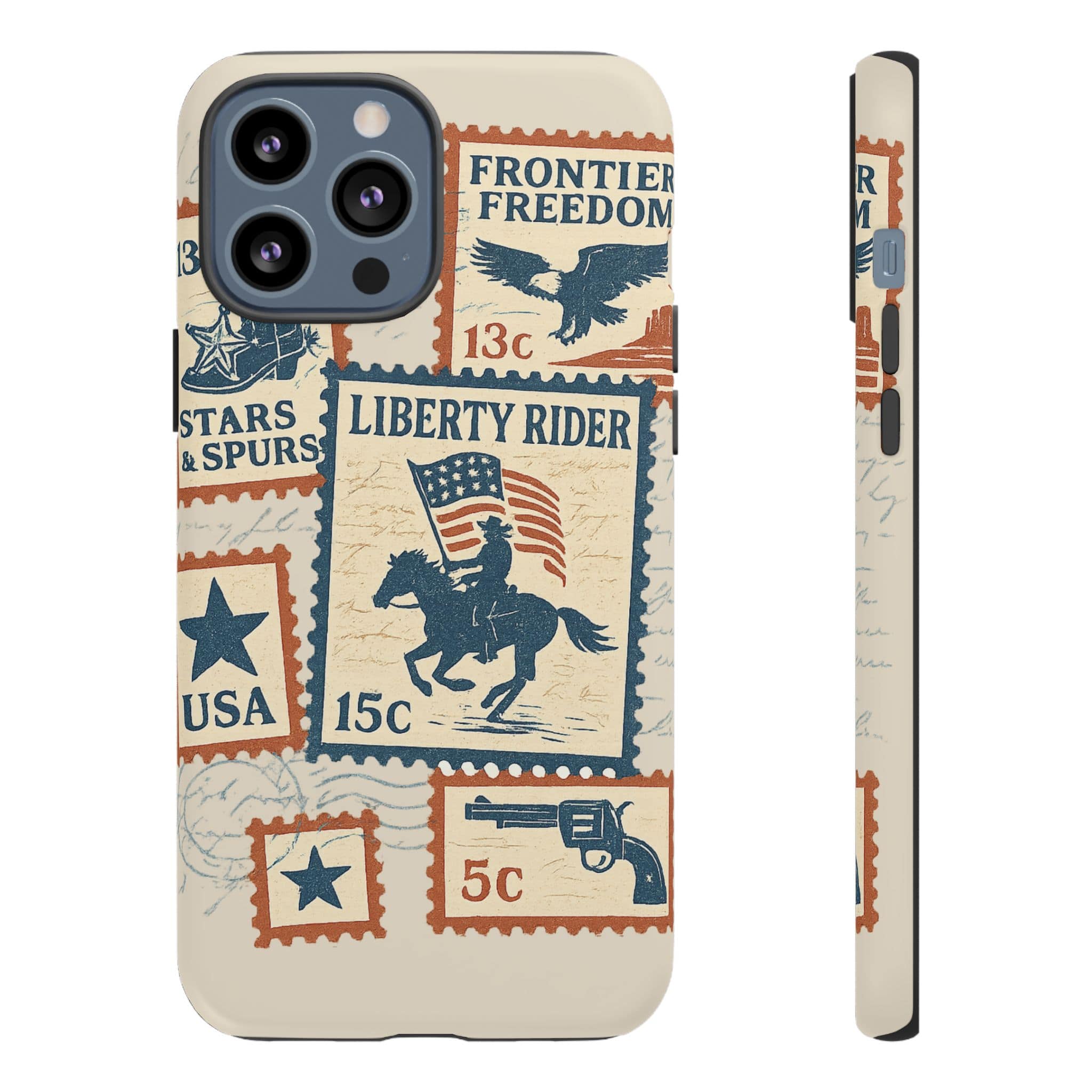 Liberty Rider Vintage Western Patriotic Phone Case