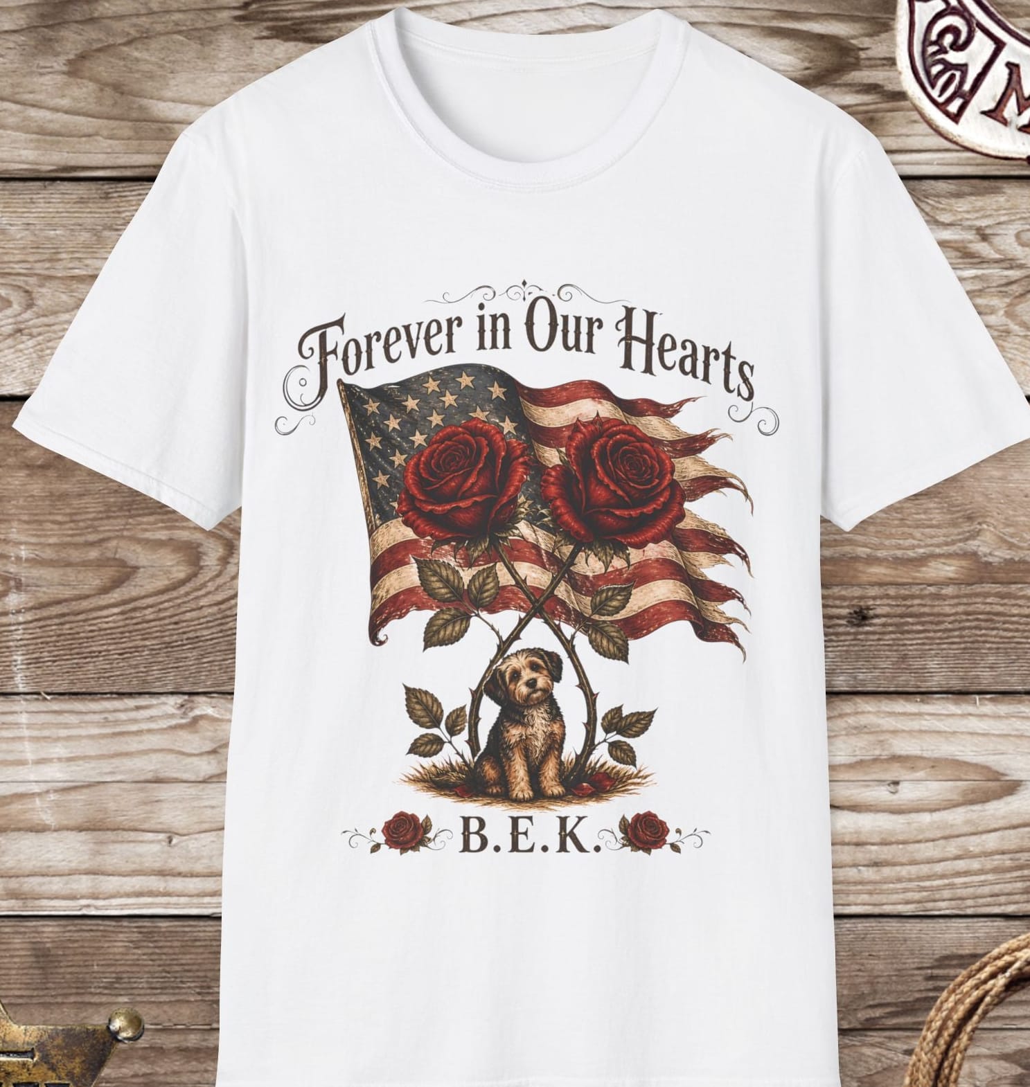 Forever in Our Hearts — B.E.K. Memorial Tee