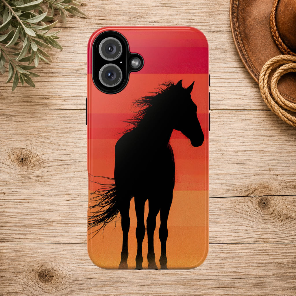Sunset Spirit Horse Phone Case