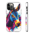 Color Splash Donkey Phone Case