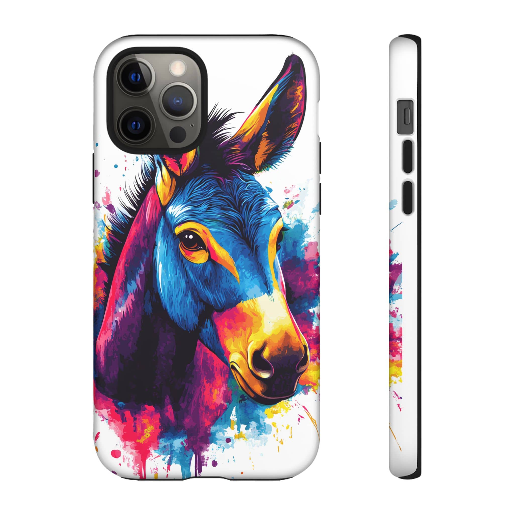 Color Splash Donkey Phone Case