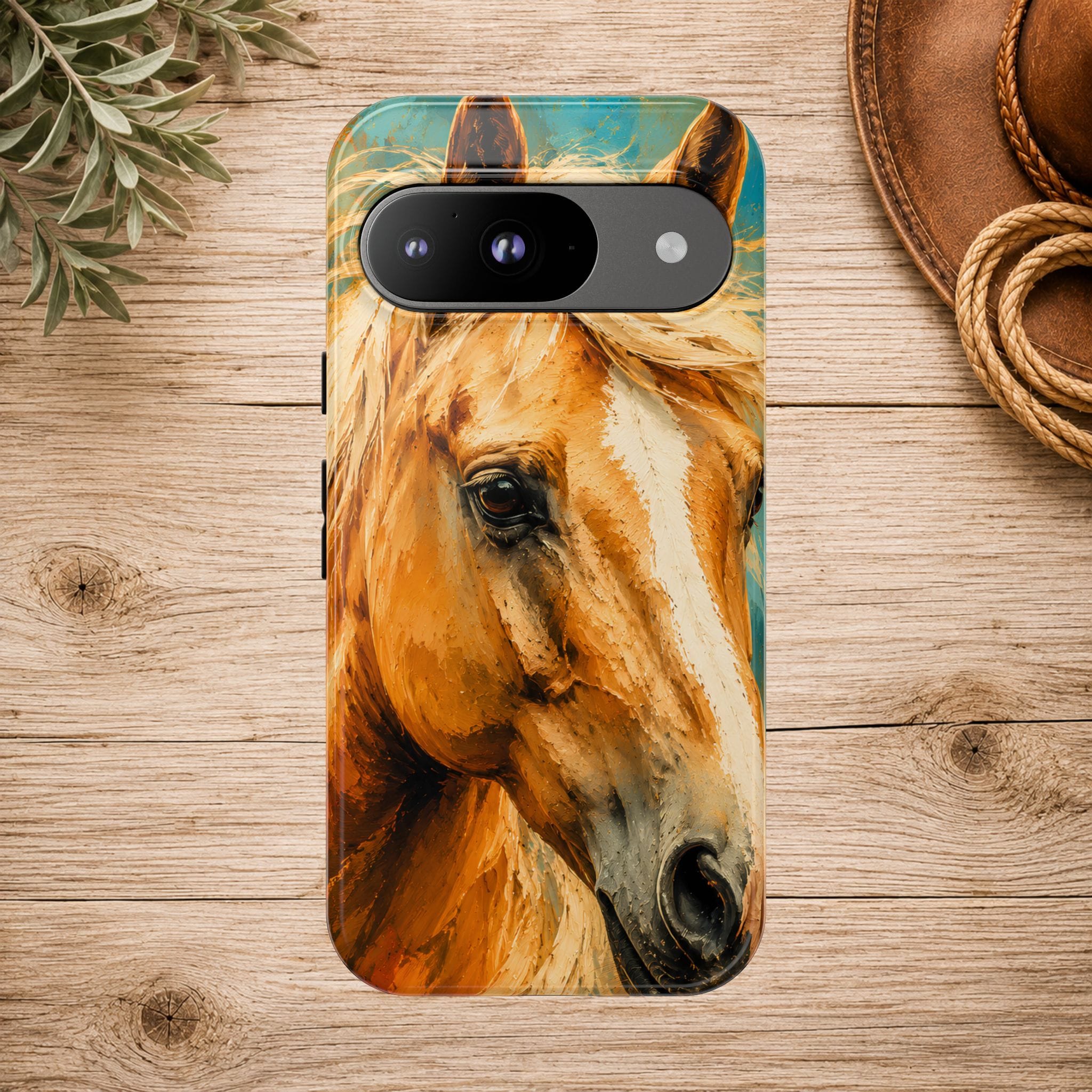 Golden Spirit Horse Phone Case