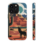 Mountain and Wolf -Phone Case