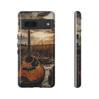 Guitar in a Wet Field -Phone Case