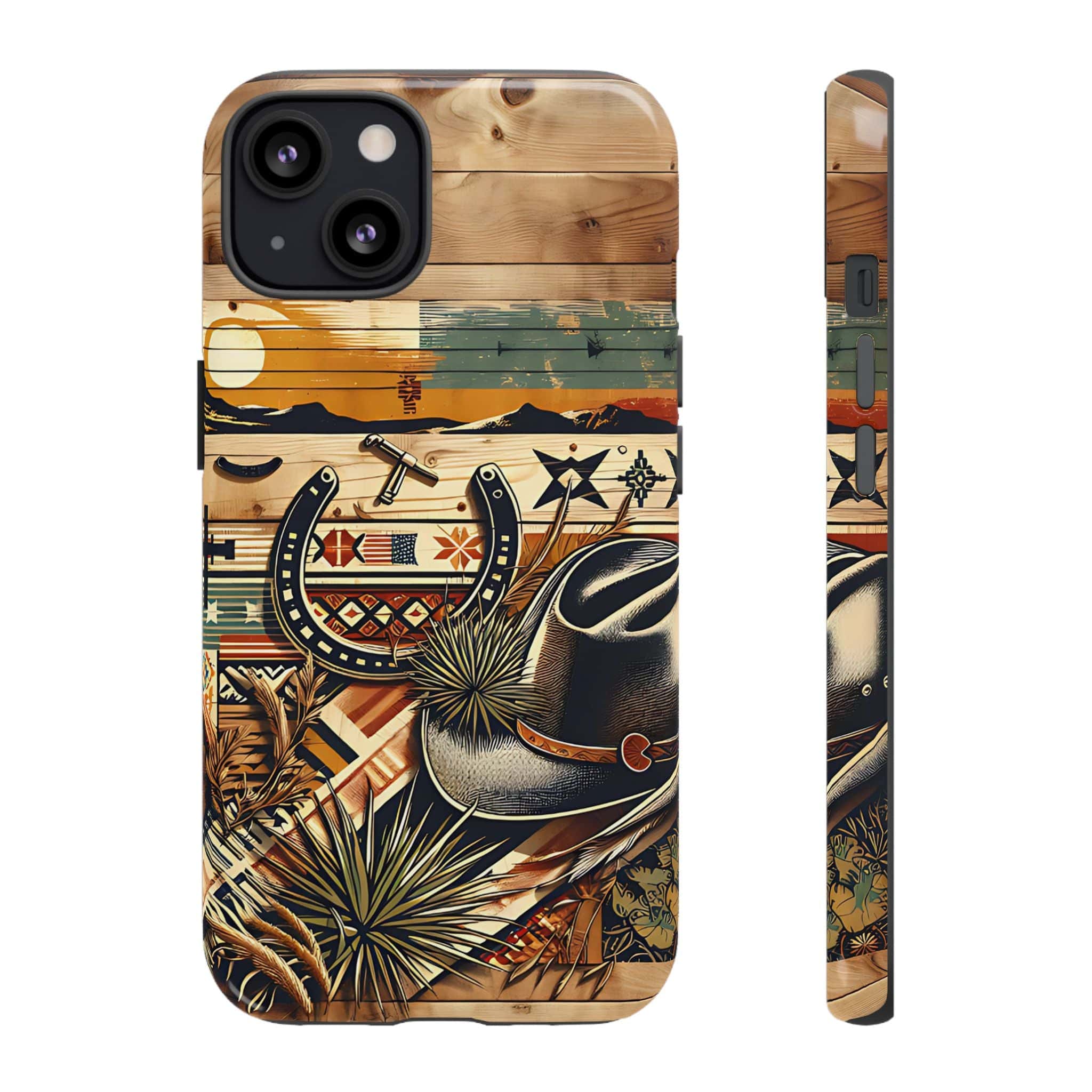 Hat and Horseshoes -Phone Case