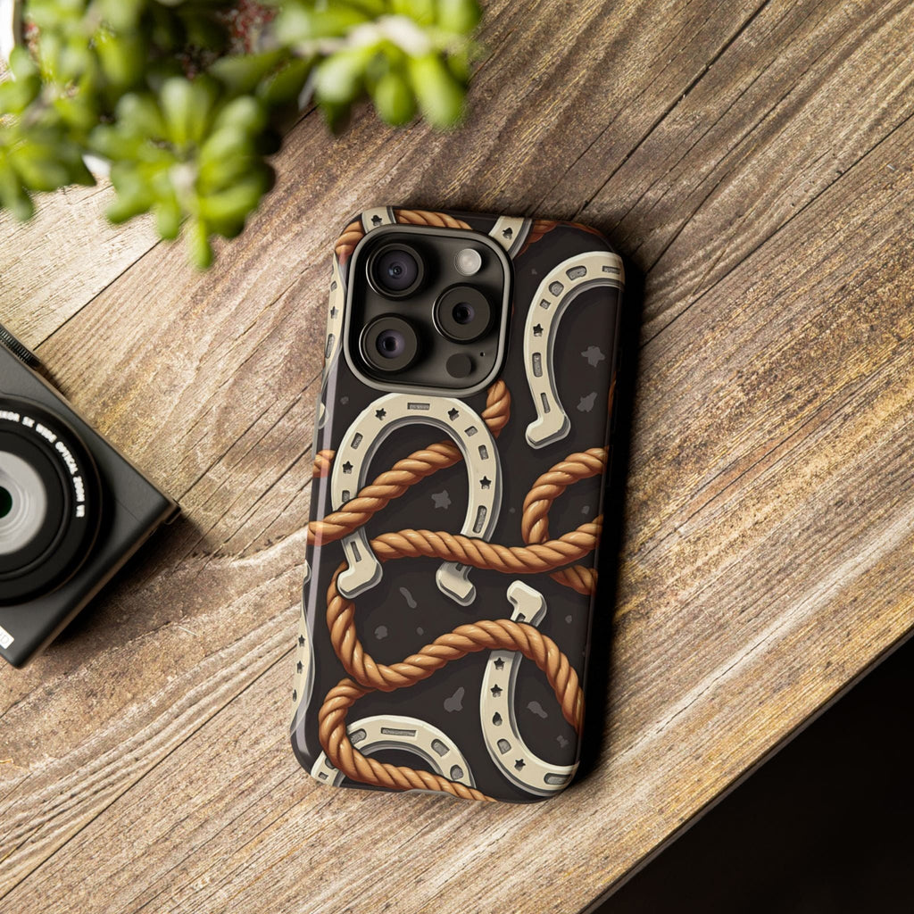 Horseshoes and Ropes-Phone Case
