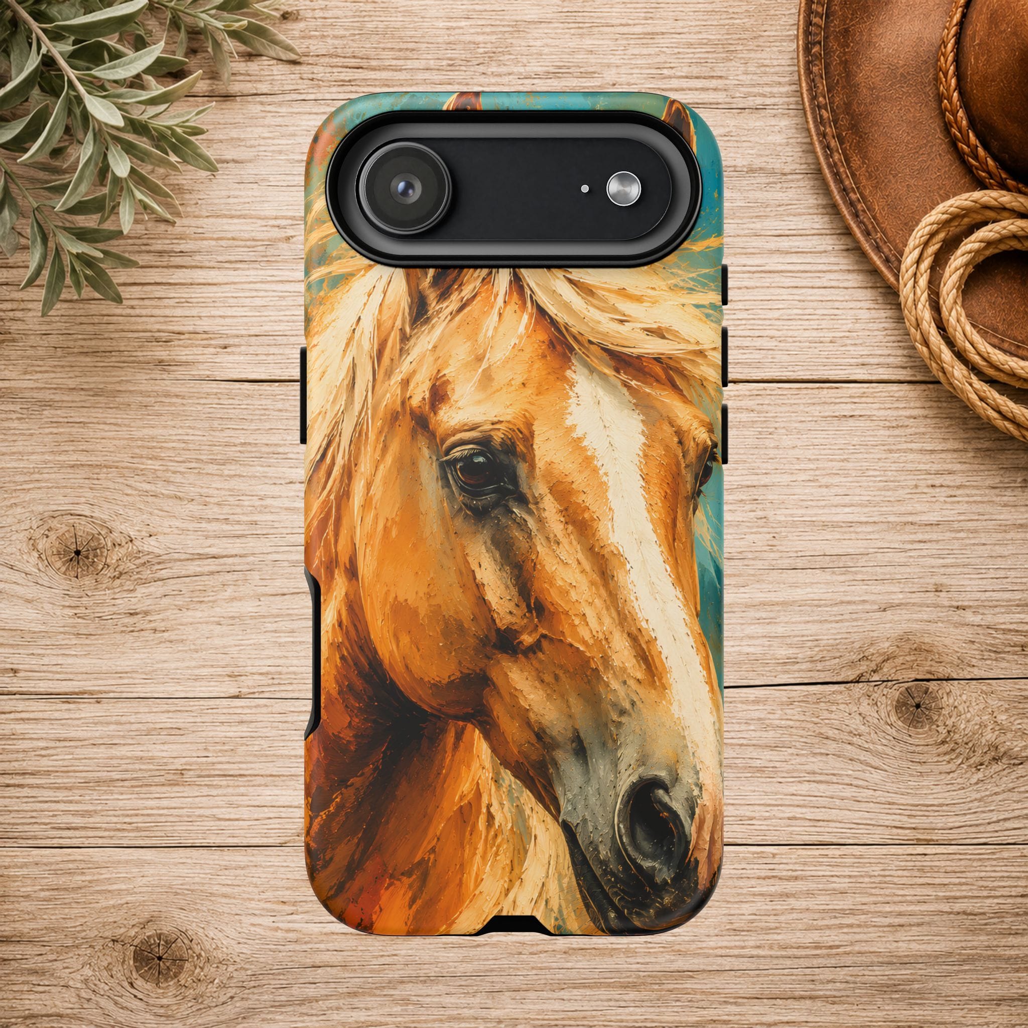 Golden Spirit Horse Phone Case