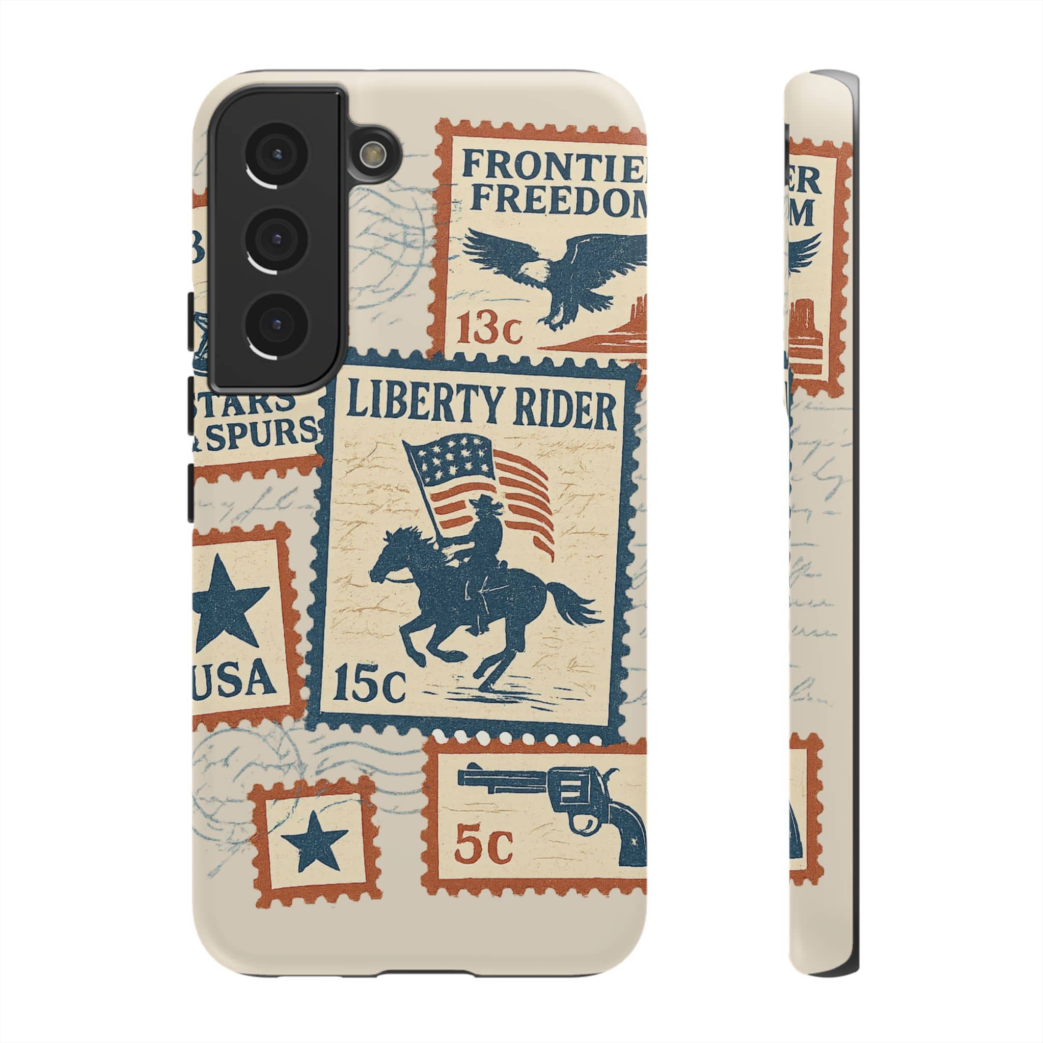 Liberty Rider Vintage Western Patriotic Phone Case