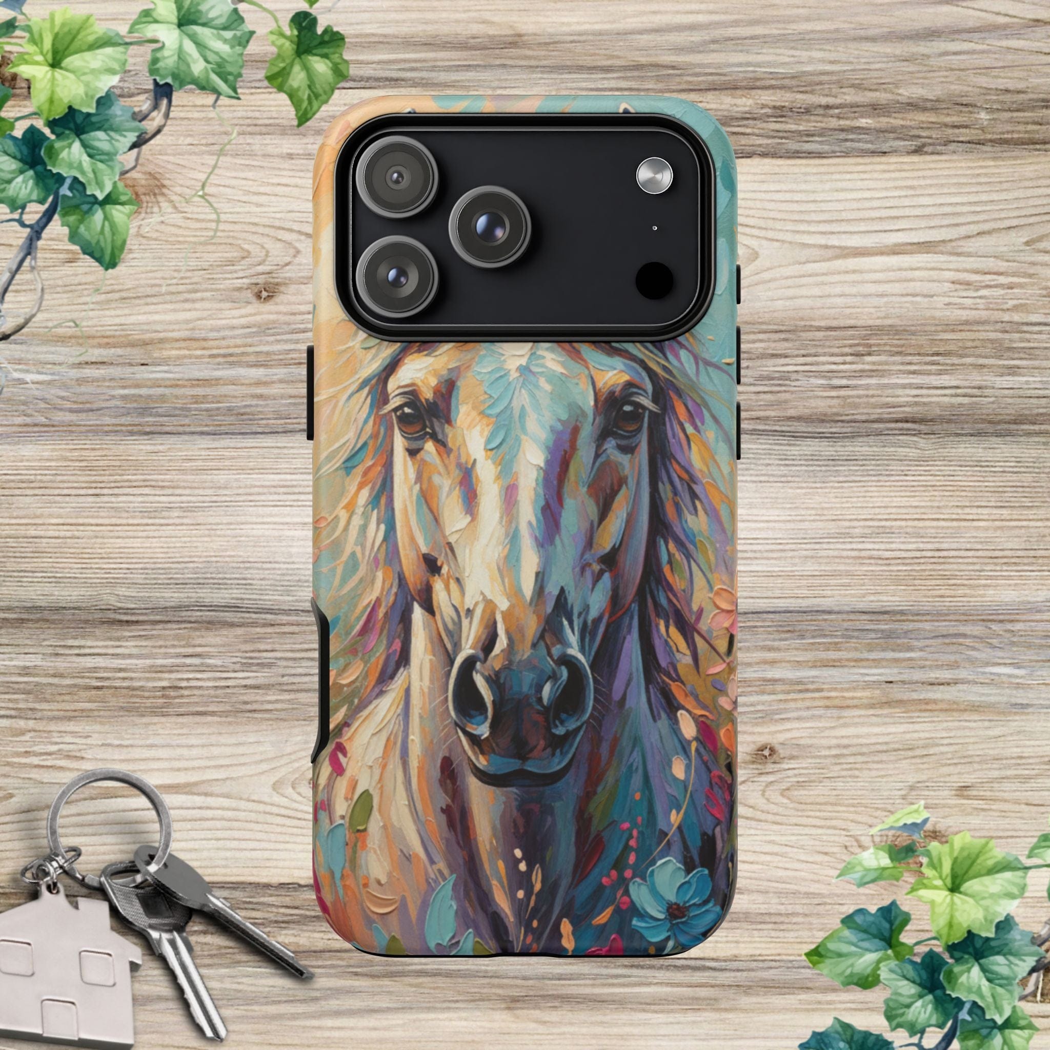 Blooming Spirit Horse Phone Case