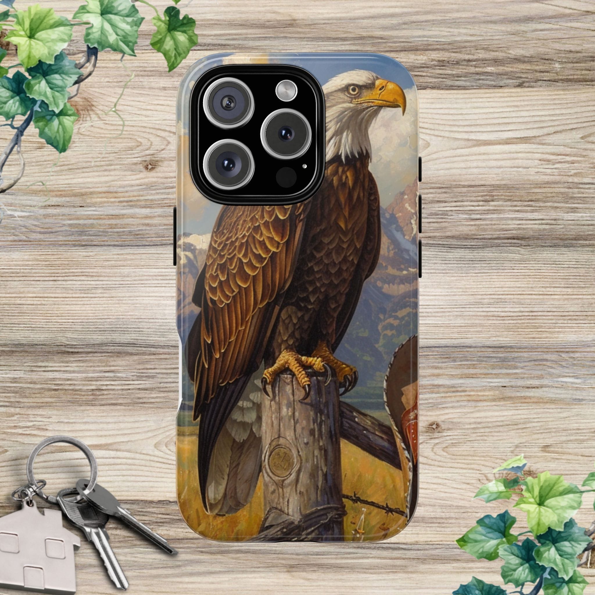 Vintage Bald Eagle Patriotic Phone Case