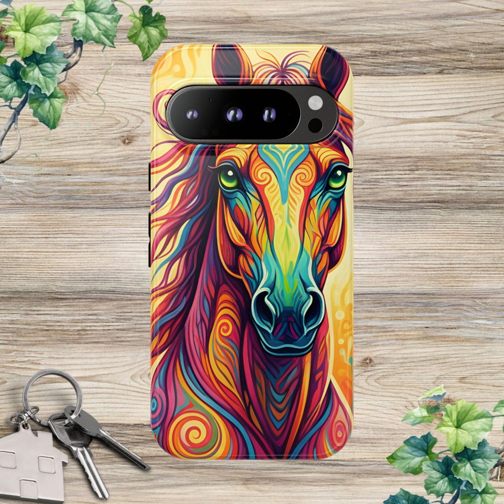 Vibrant Swirl Stallion - Phone Cover