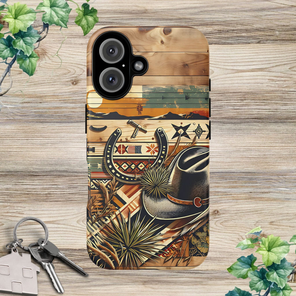 Hat and Horseshoes -Phone Case