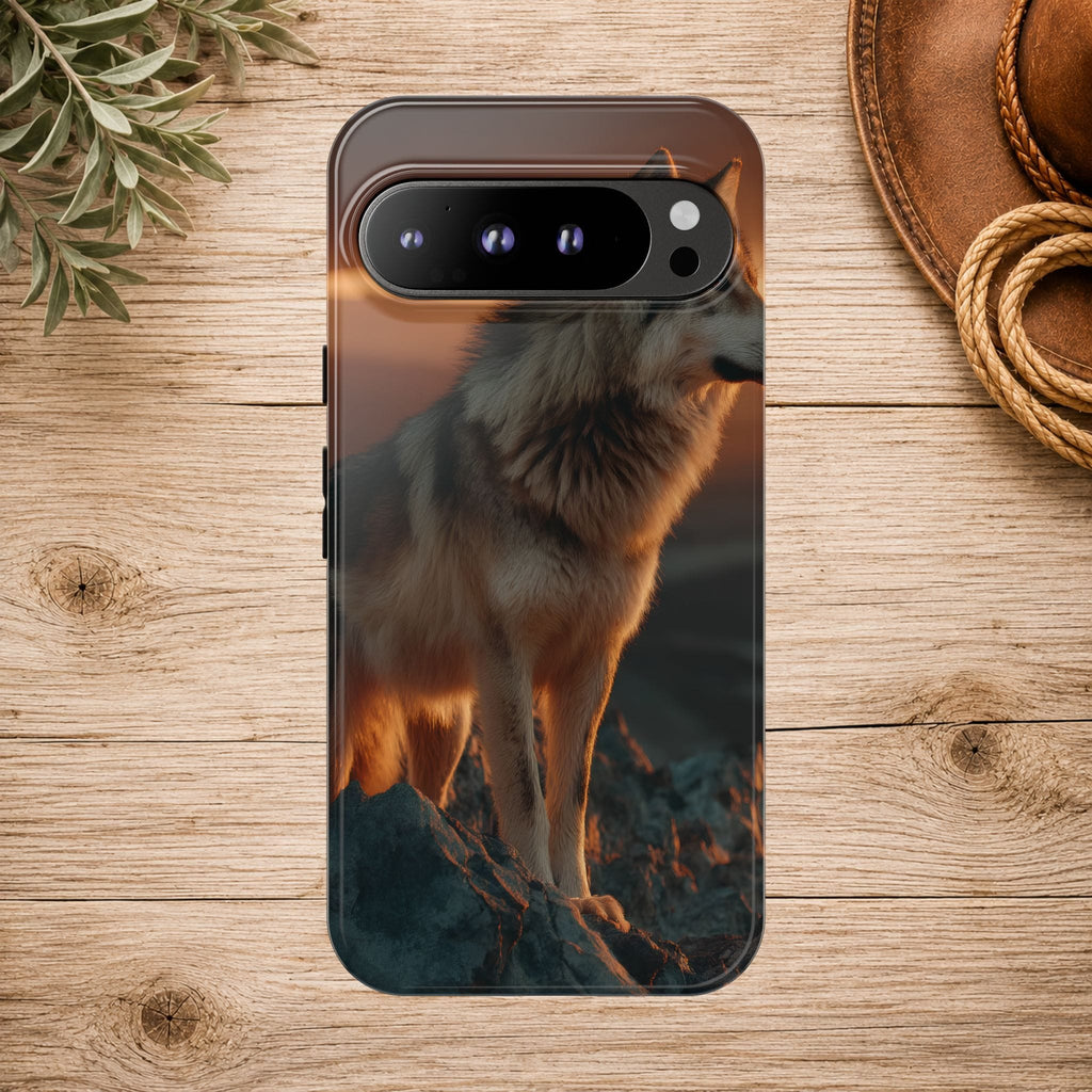 Wolf Sunset Phone Case