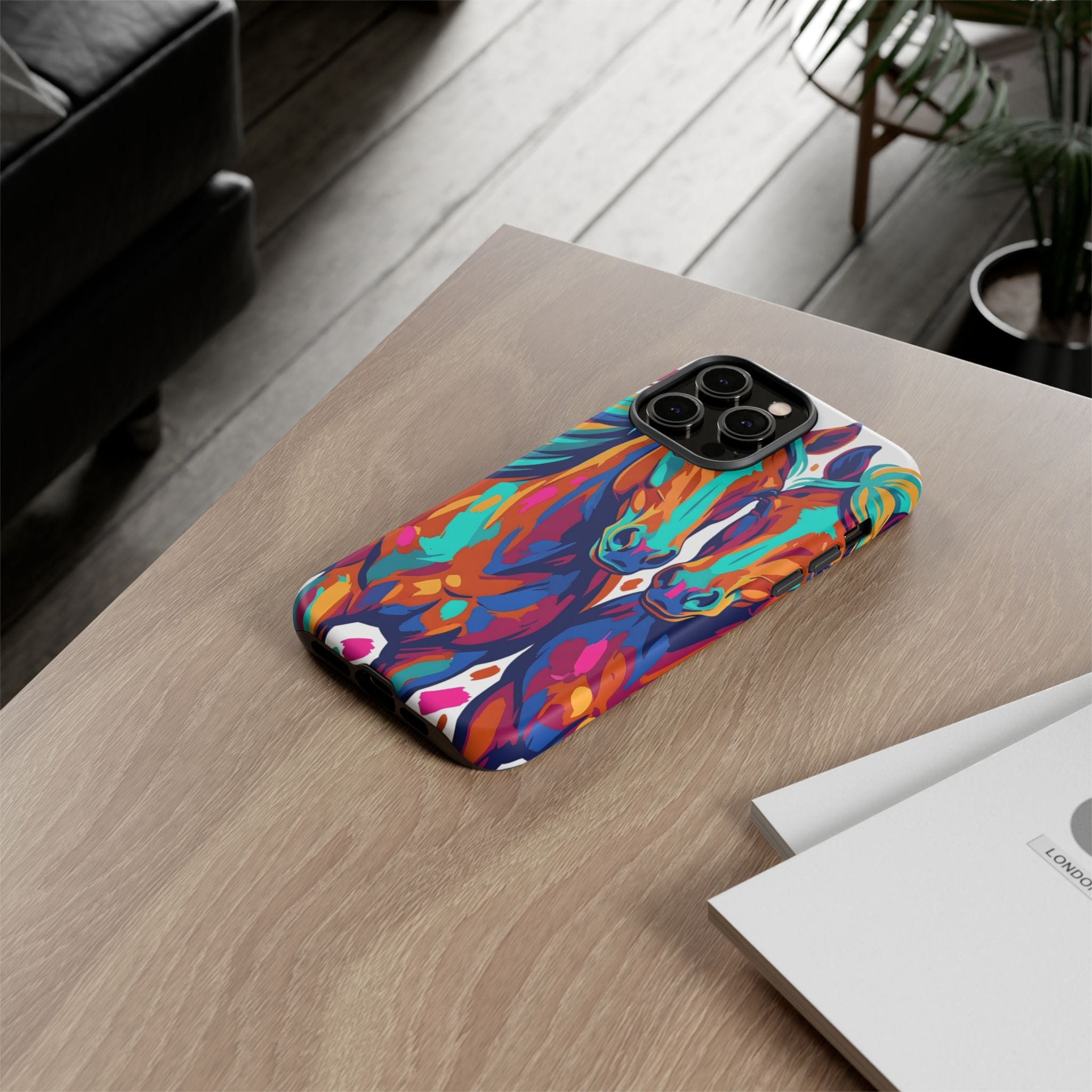 Vibrant Pop Art Equine Phone Case