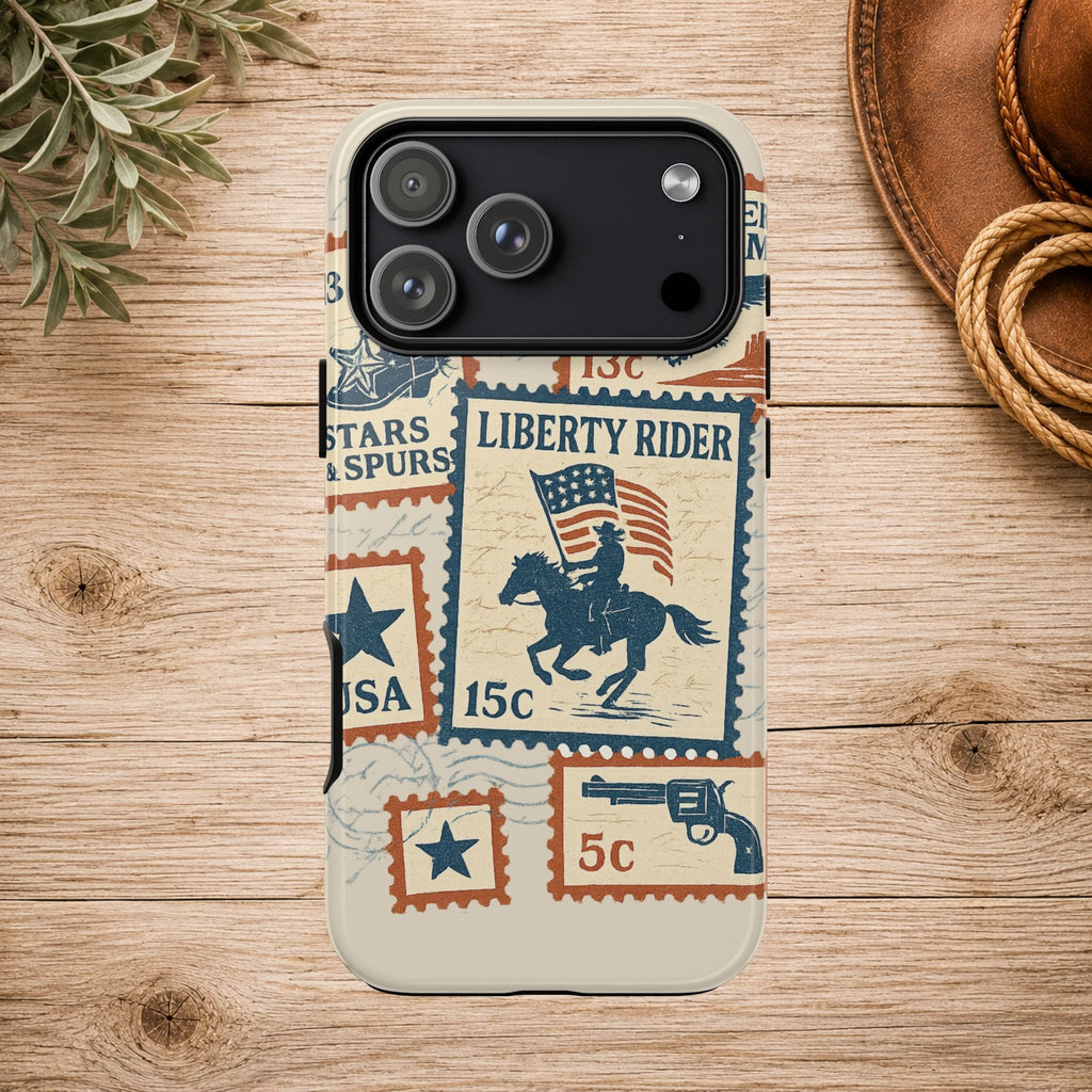Liberty Rider Vintage Western Patriotic Phone Case
