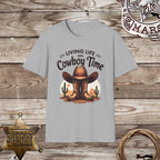 Living Life On Country Time-T-Shirt
