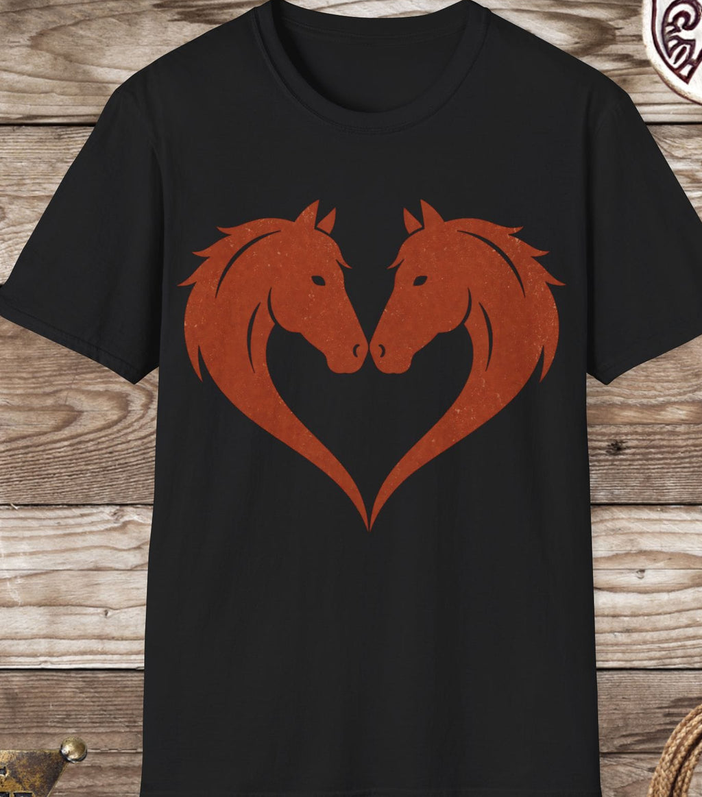 Horse Love Heart T-Shirt